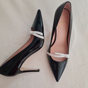 🖤New kate spade high heels black /white 🖤